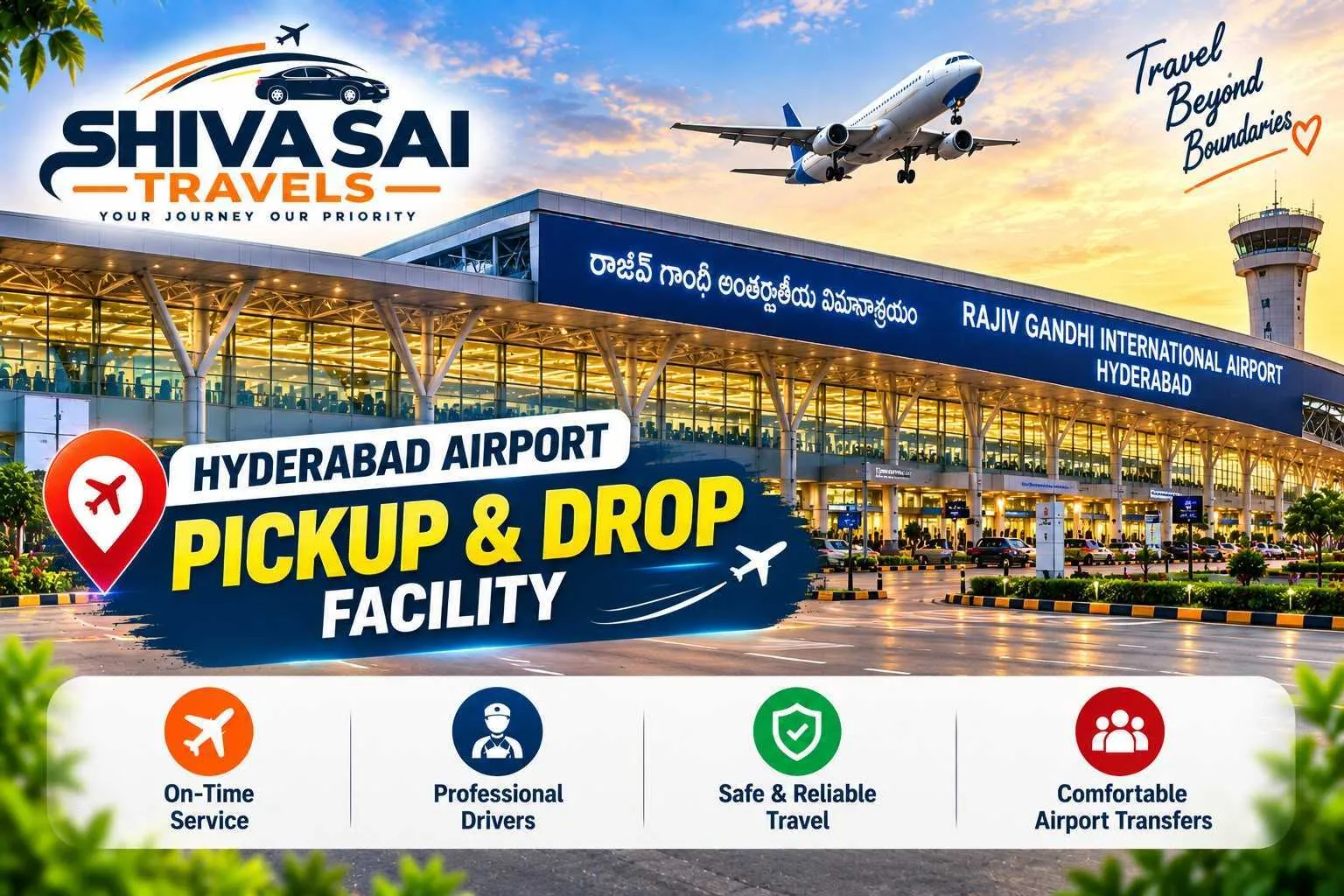 Hyderabad Airport pickup and drop