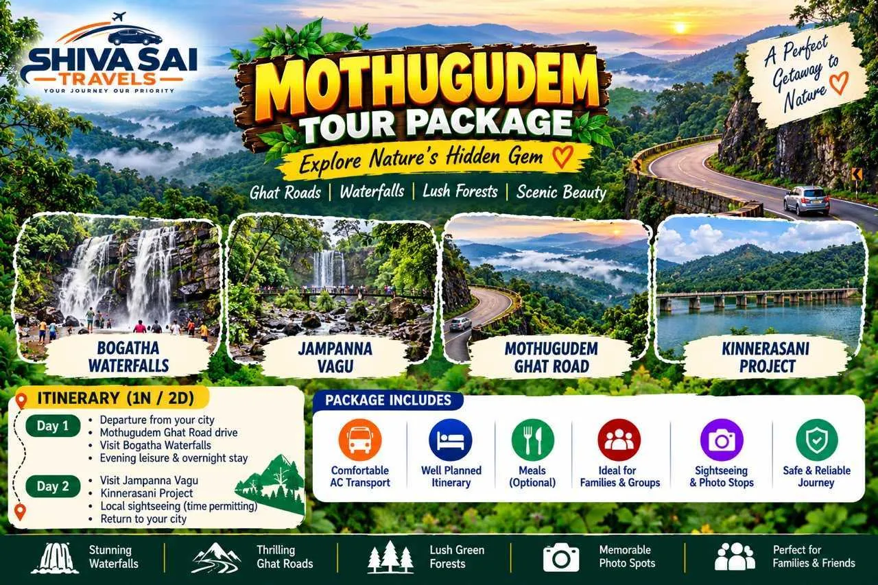 Mothugudem tour package